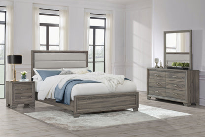 Umbridge 4-piece Queen Bedroom Set Brown OakBrown Oak