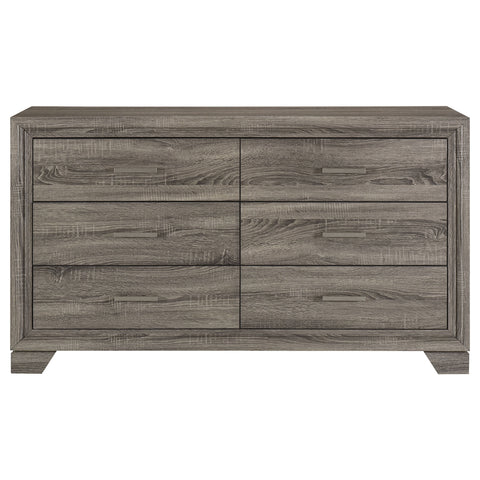 Umbridge 6-drawer Dresser Cabinet Brown OakBrown Oak