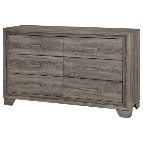Umbridge 6-drawer Dresser Cabinet Brown OakBrown Oak