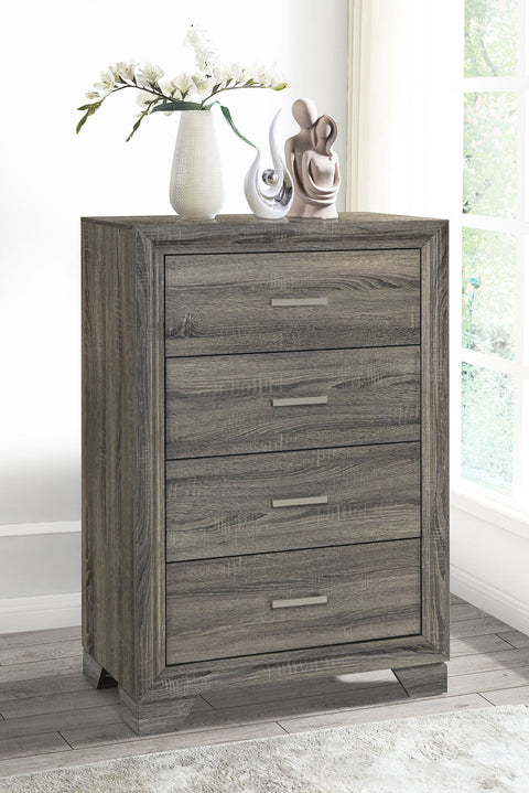 Umbridge 4-drawer Chest of Drawers Brown OakBrown Oak