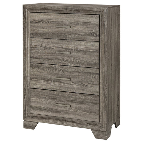 Umbridge 4-drawer Chest of Drawers Brown OakBrown Oak
