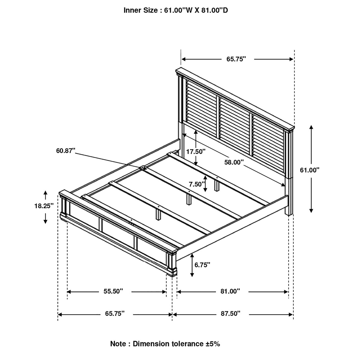 queen bed