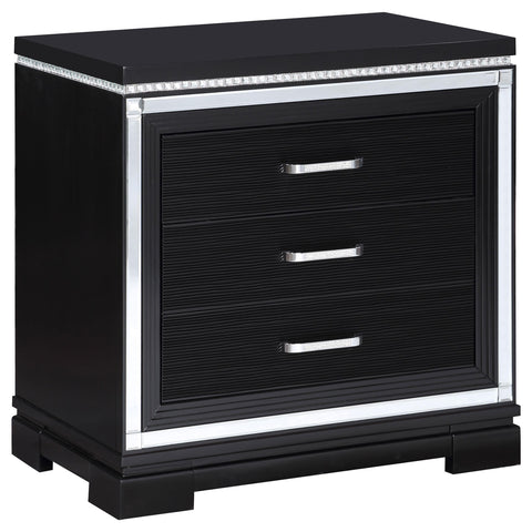 Dacre 2-drawer Nightstand Black