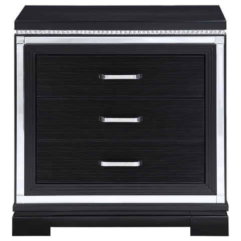 Dacre 2-drawer Nightstand Black