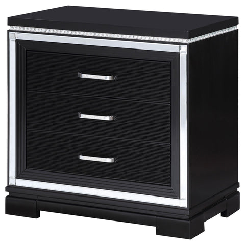 Dacre 2-drawer Nightstand Black
