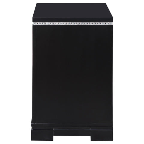 Dacre 2-drawer Nightstand Black