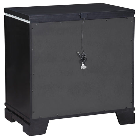 Dacre 2-drawer Nightstand Black