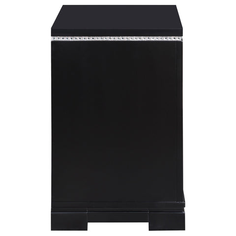 Dacre 2-drawer Nightstand Black