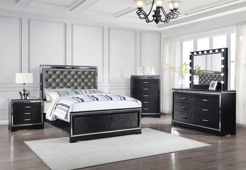 Dacre 2-drawer Nightstand Black