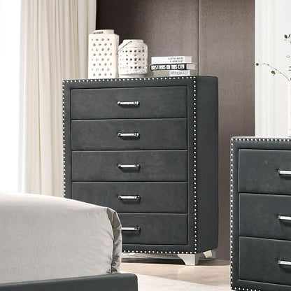 Aiko 5-drawer Bedroom Chest GreyGrey