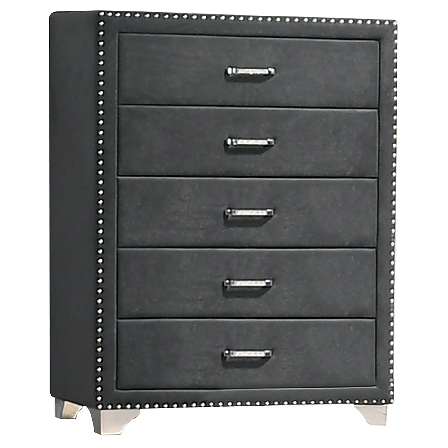 aiko 5-drawer bedroom chest greygrey