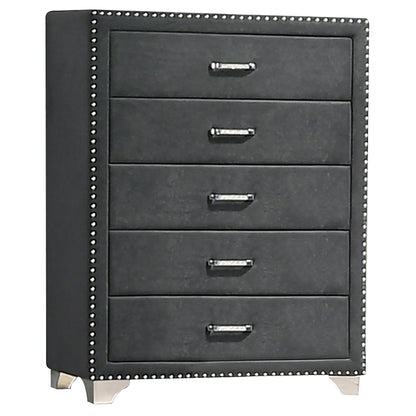 Aiko 5-drawer Bedroom Chest GreyGrey