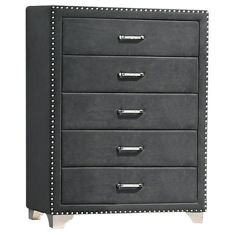 Aiko 5-drawer Bedroom Chest GreyGrey