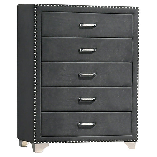 Aiko 5-drawer Bedroom Chest GreyGrey