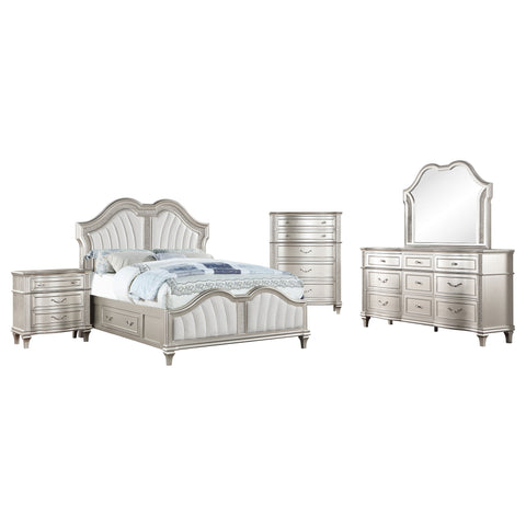 Keiran 5-piece California King Bedroom Set Silver OakSilver Oak