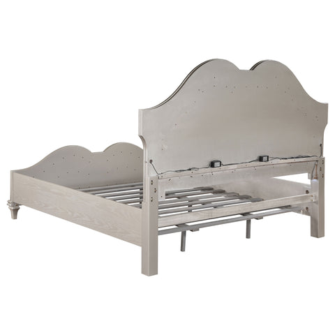 Jackie 5-piece Eastern King Bedroom Set Silver Oak