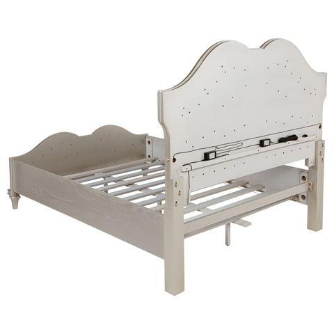 Jackie 4-piece Queen Bedroom Set Silver Oak