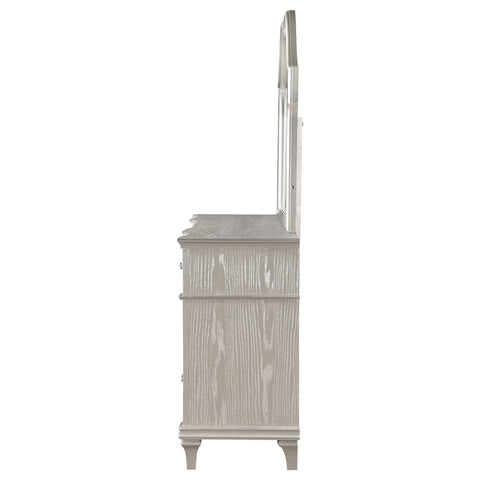 Keiran 9-drawer Dresser with Mirror Silver OakSilver Oak