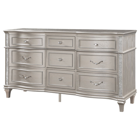 Keiran 9-drawer Dresser Silver OakSilver Oak