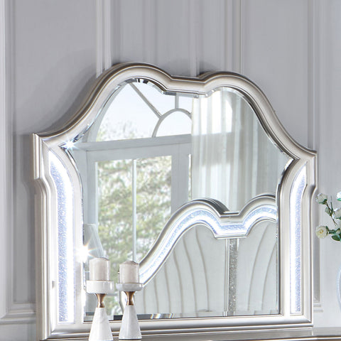 Keiran Dresser Mirror Silver OakSilver Oak