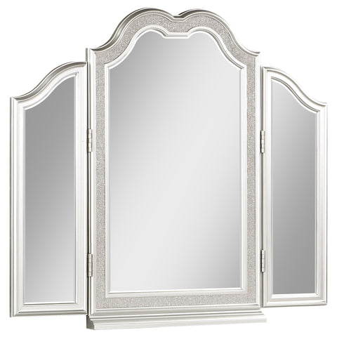 Keiran Tri-Fold Vanity Mirror Silver OakSilver Oak