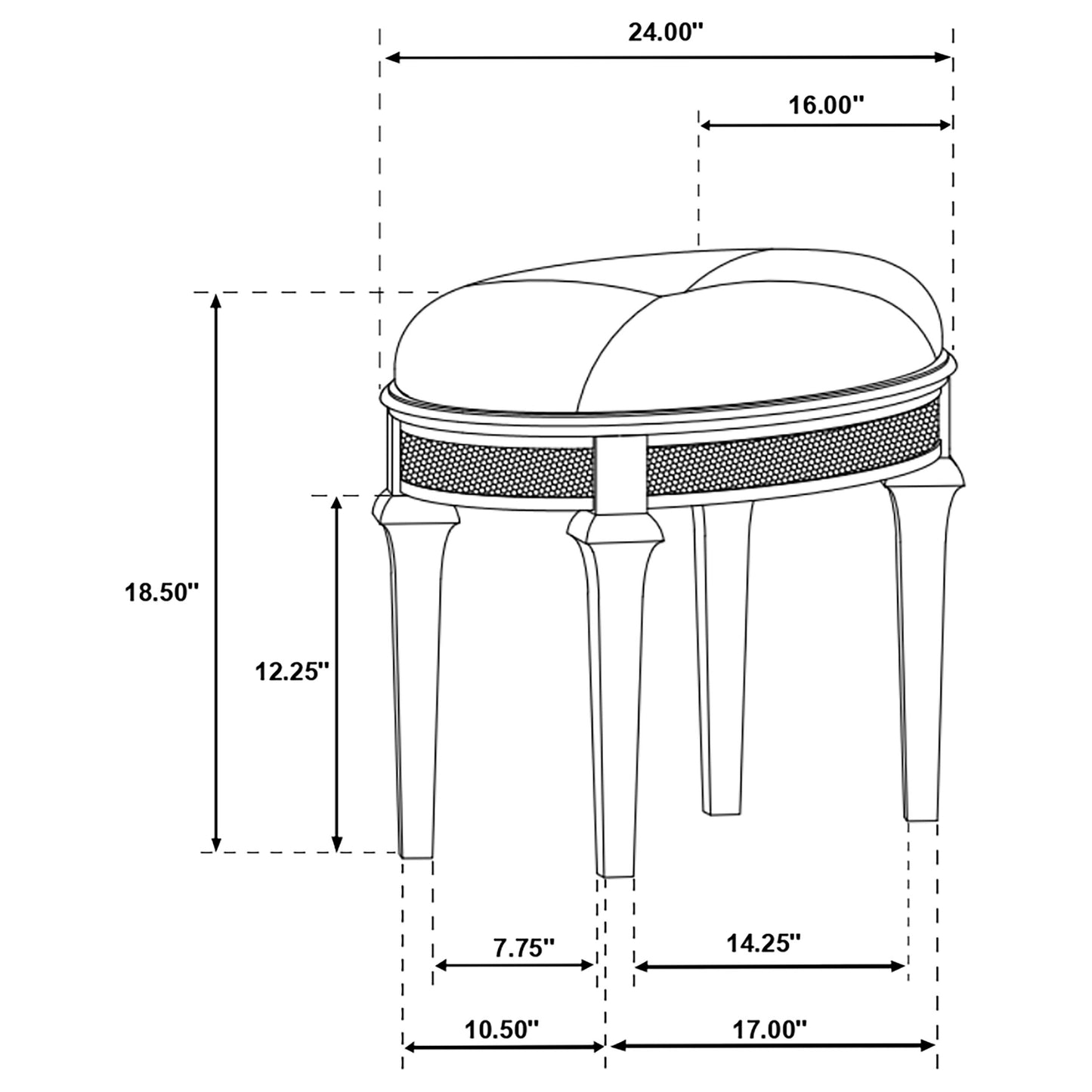 vanity stool