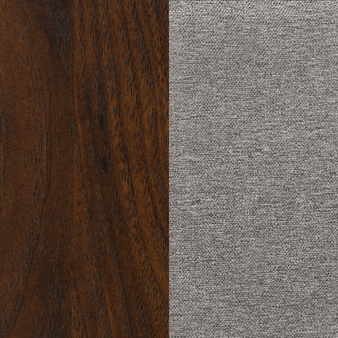 Talei 50-inch Upholstered Queen Bed WalnutWalnut