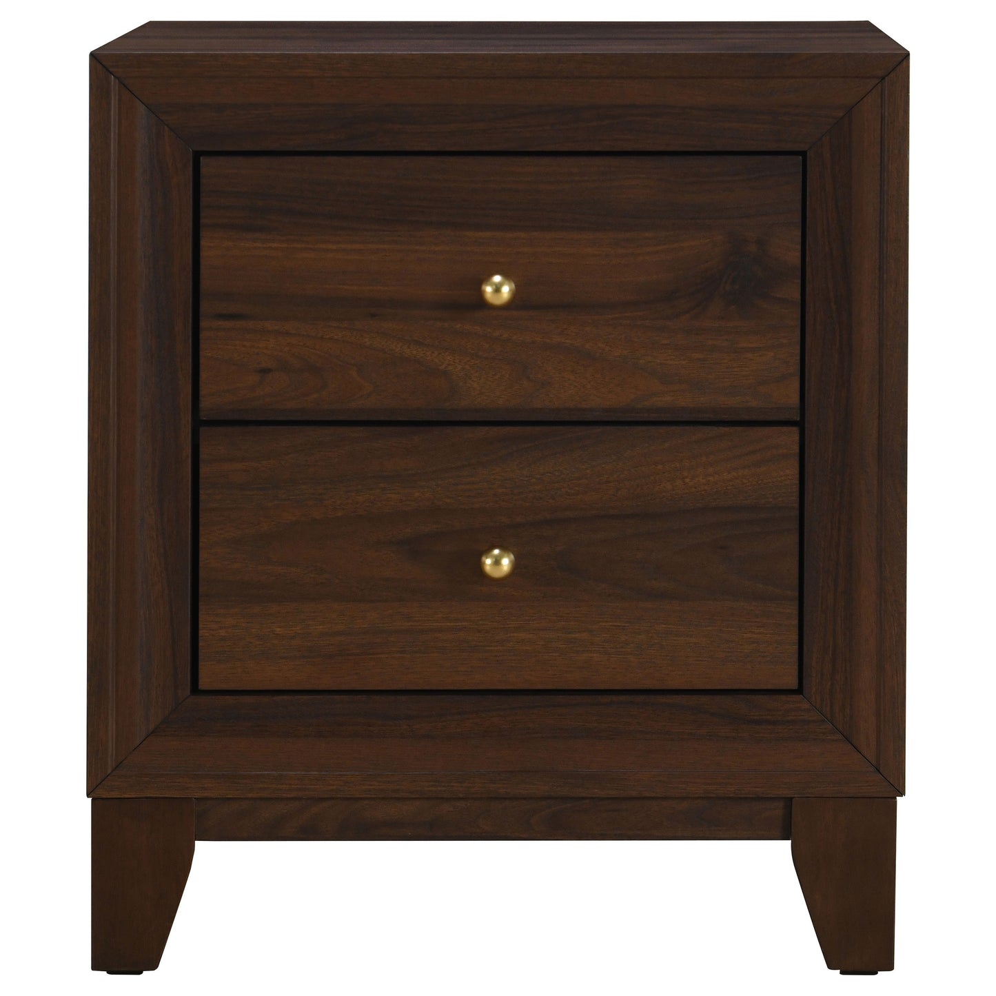 talei 2-drawer nightstand bedside table walnutwalnut