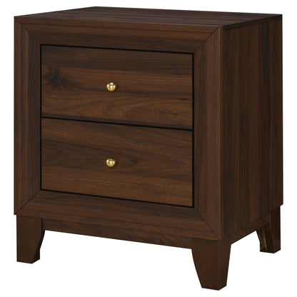 Talei 2-drawer Nightstand Bedside Table WalnutWalnut