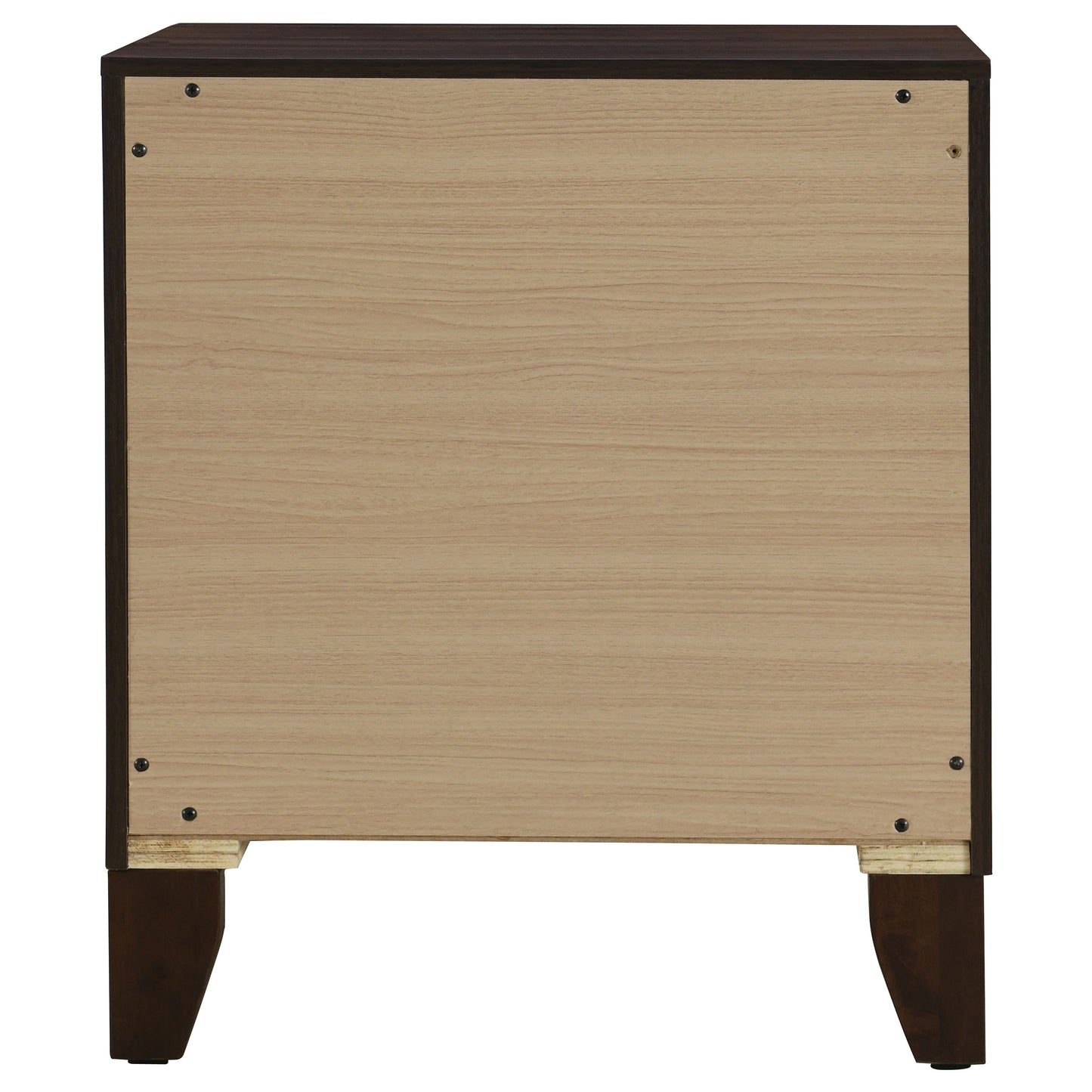 talei 2-drawer nightstand bedside table walnutwalnut