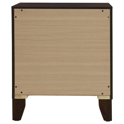 Talei 2-drawer Nightstand Bedside Table WalnutWalnut
