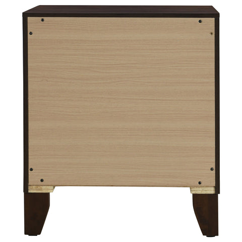 Talei 2-drawer Nightstand Bedside Table WalnutWalnut