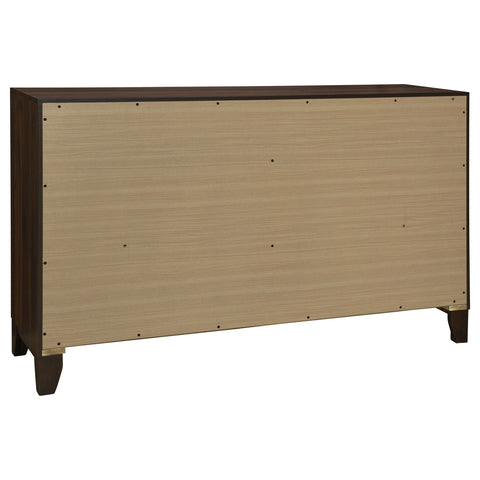 Talei 6-drawer Dresser Cabinet WalnutWalnut