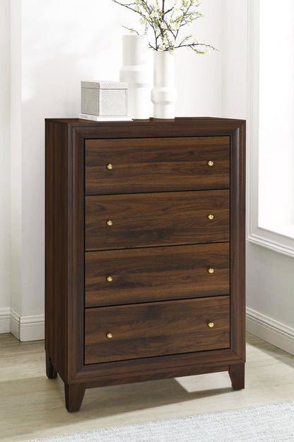 Talei 4-drawer Chest of Drawers WalnutWalnut