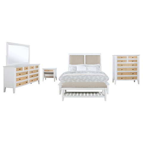 Allora 5-piece Queen Bedroom Set WhiteWhite
