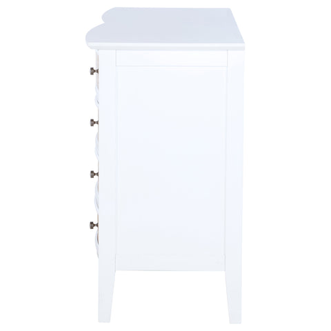 Allora 10-drawer Dresser Cabinet WhiteWhite