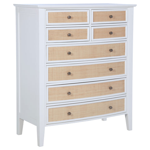 Allora 8-drawer Chest of Drawers WhiteWhite