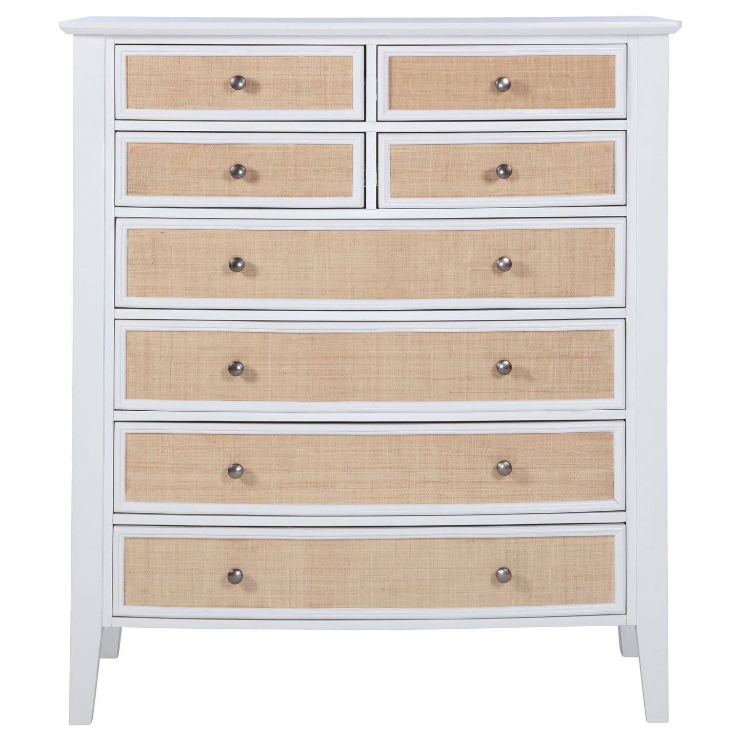 allora 8-drawer chest of drawers whitewhite