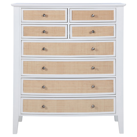 Allora 8-drawer Chest of Drawers WhiteWhite