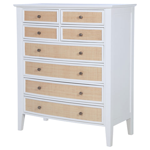 Allora 8-drawer Chest of Drawers WhiteWhite