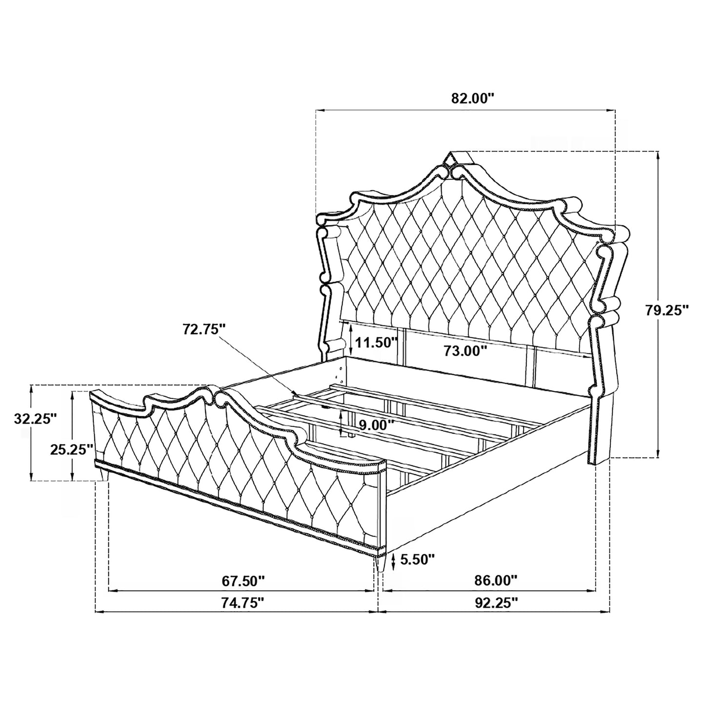 california king bed