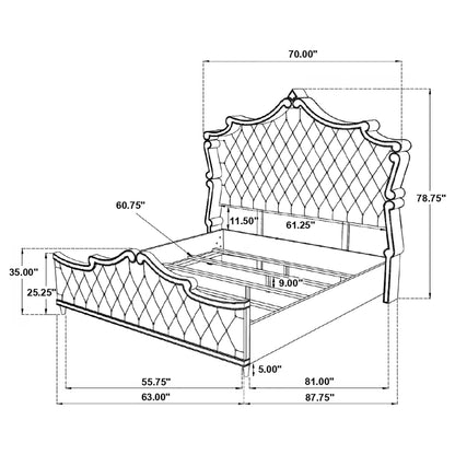 Queen Bed 4 Pc Set