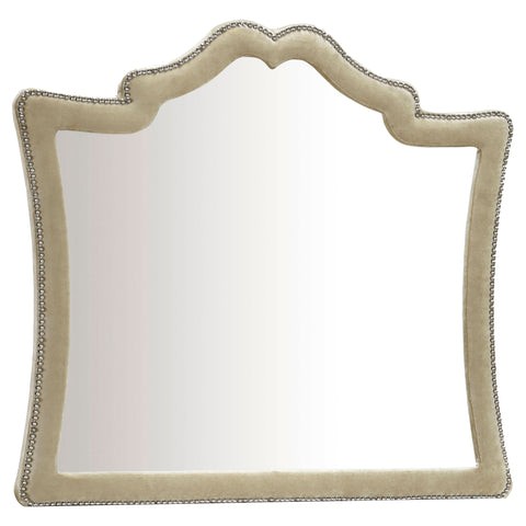 Pinciotti Upholstered Dresser Mirror CamelCamel