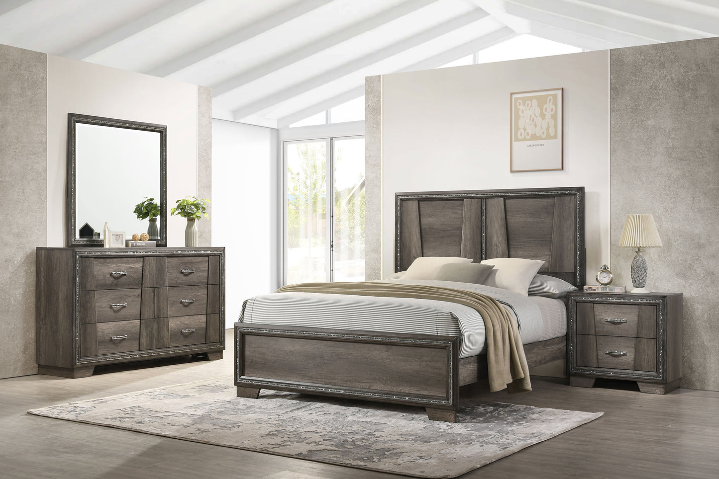 queen bed 4 pc set