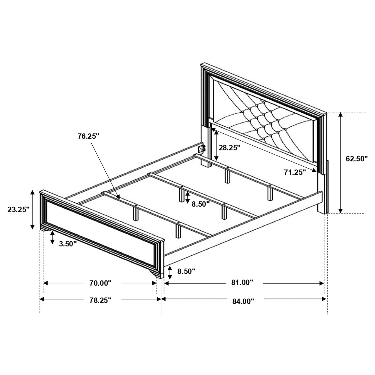 eastern king bed