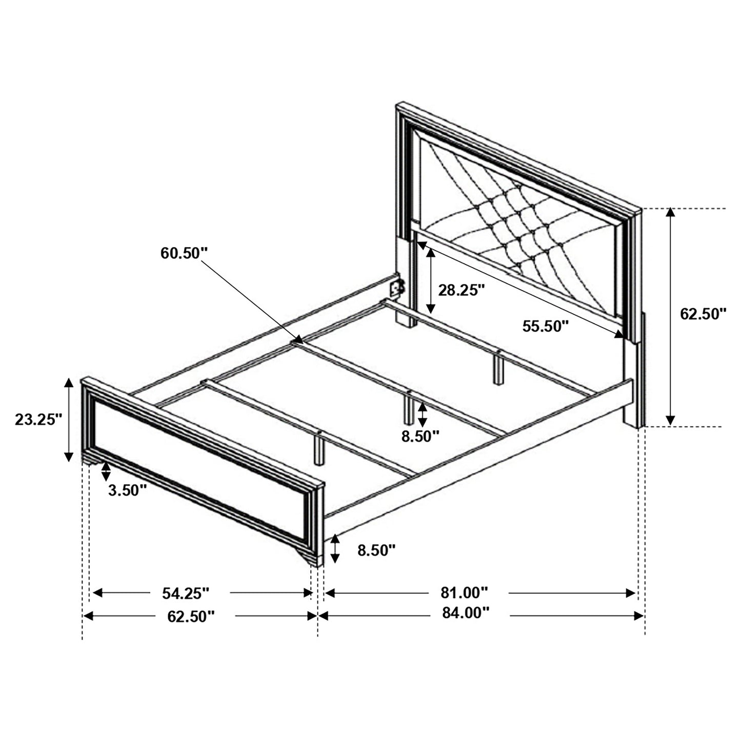 queen bed