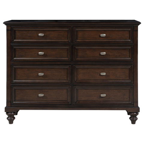 Eliza 8-drawer Dresser Cabinet Dark OakDark Oak