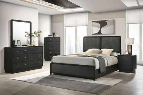 Regina 5-piece Queen Bedroom Set BlackBlack