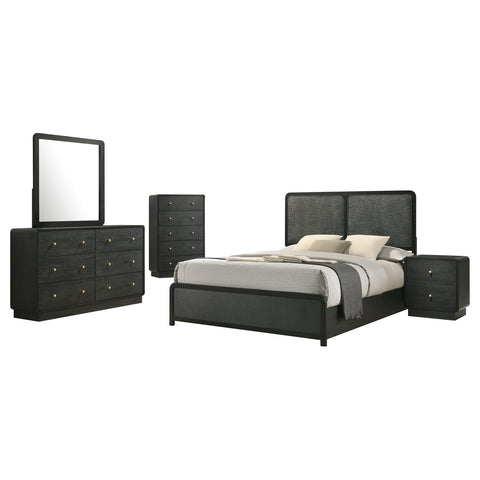 Regina 5-piece Queen Bedroom Set BlackBlack