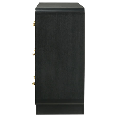 Regina 6-drawer Dresser Cabinet BlackBlack